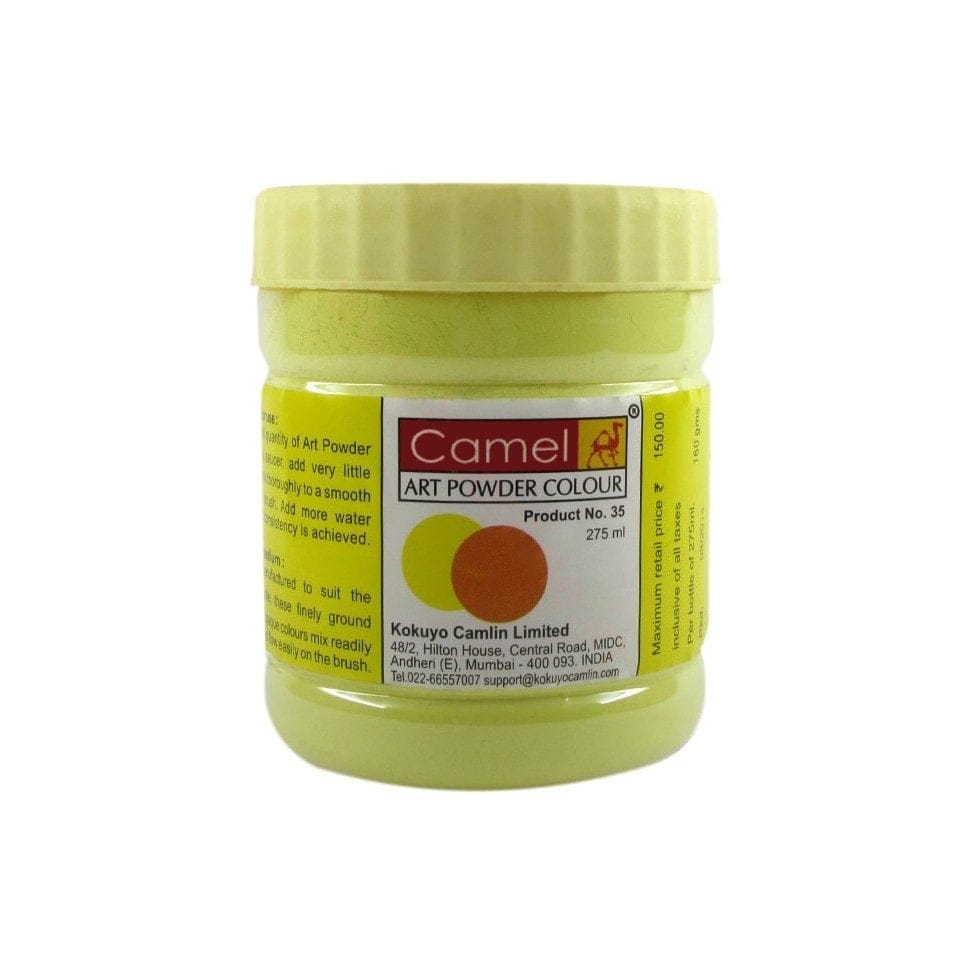 Camel Art Powder Colors - 236 - Lemon Yellow (275 ml) camel powder colour 275ml lemon yellow 236 Camel Art Powder Colors - 236 - Lemon Yellow (275 ml)