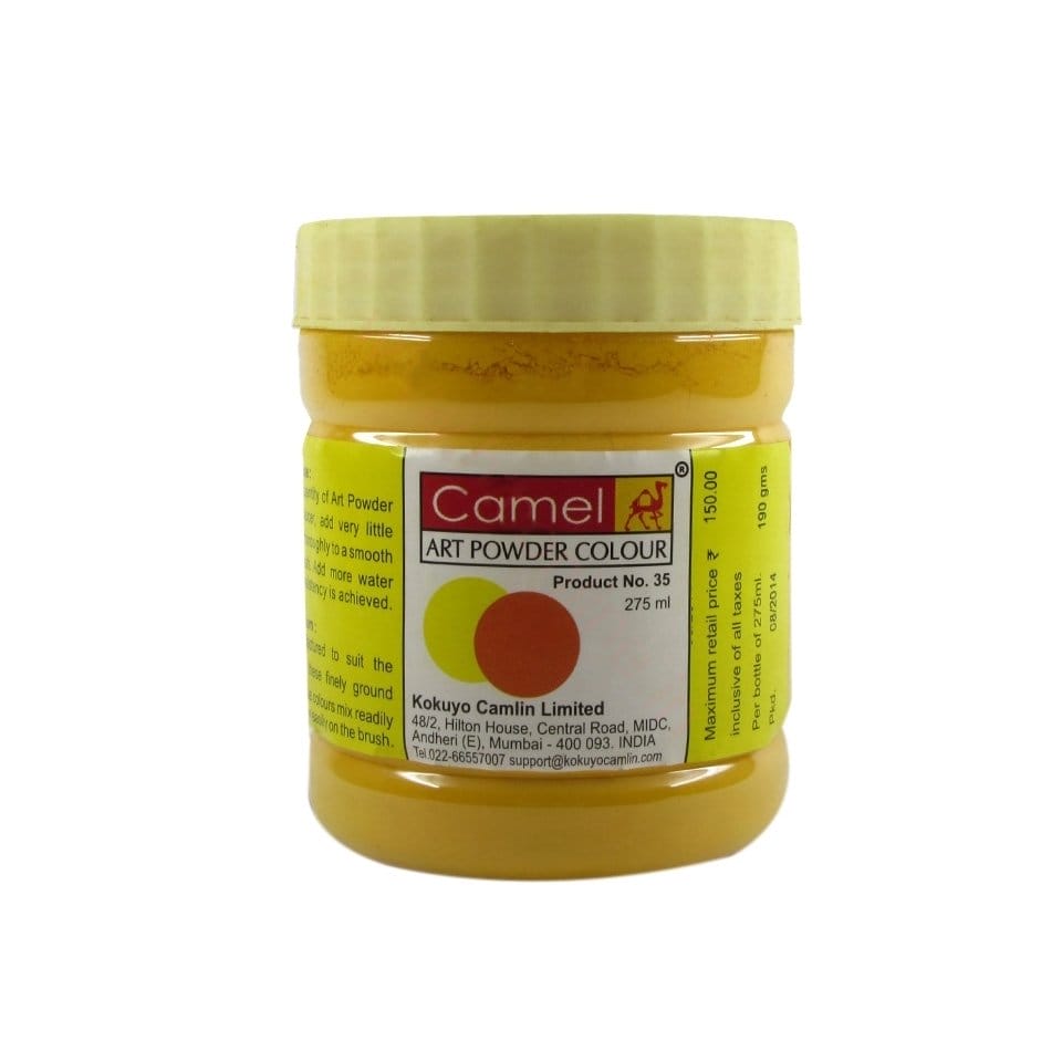Camel Art Powder Colors - 492 - Yellow Ochre (275 ml) camel powder colour 275ml yellow ochre 492 Camel Art Powder Colors - 492 - Yellow Ochre (275 ml)