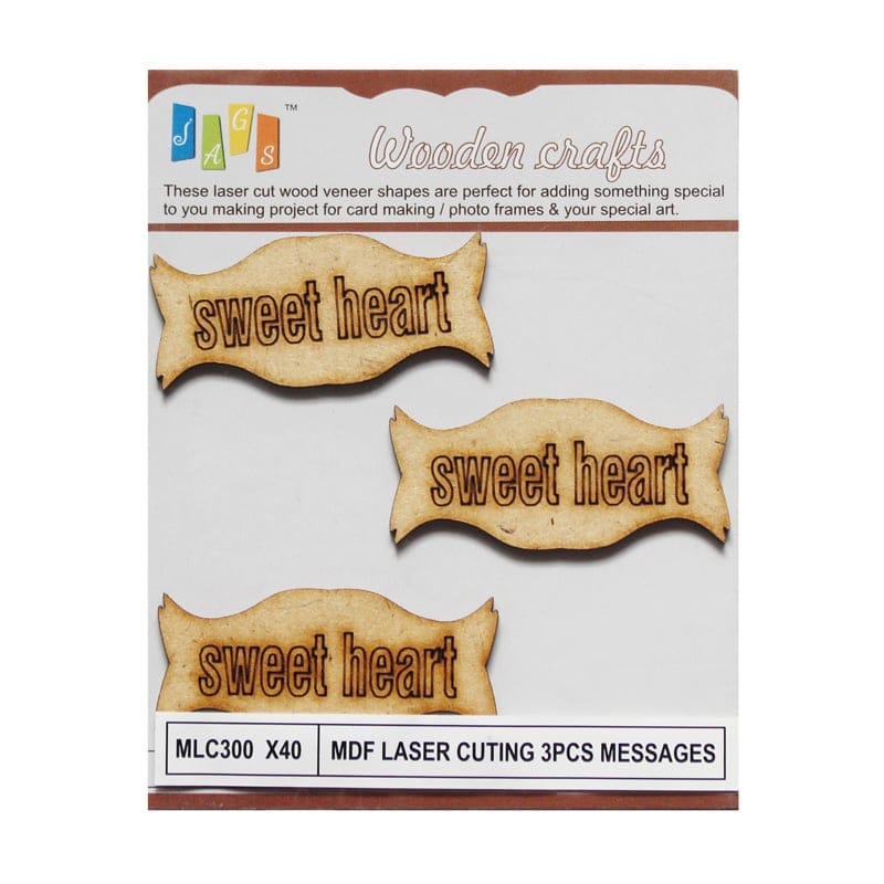 MDF Die Cuts (MLC300-SH) MLC300 sweet heart mdf cutout MDF Die Cuts (MLC300-SH)