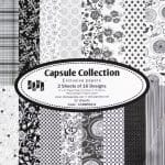 6 by 6 Paper Pack - Capsule Collection Black (Set of 32 sheets)