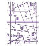 Couture Creations Embossing Folder - Hemlines (5"X7")