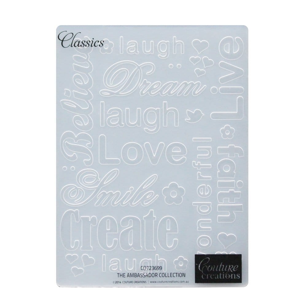 Couture Creations Embossing Folder - Classics (A6) couture creations embossing folder classics c0723699 Couture Creations Embossing Folder - Classics (A6)
