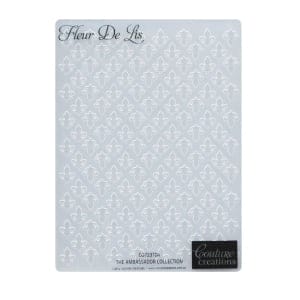 Couture Creations Embossing Folder - Fleur De Lis (A6)