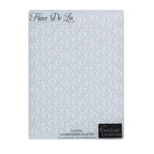 Couture Creations Embossing Folder - Fleur De Lis (A6)