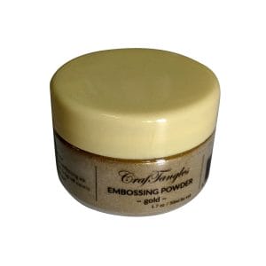 CrafTangles Embossing Powder - Gold (1.7 oz/50 ml)