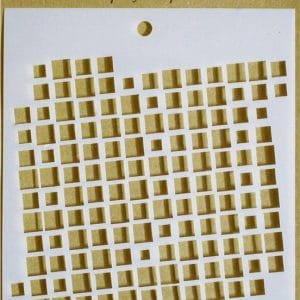 CrafTangles 6"x6" Stencil - Chequered