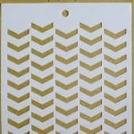 CrafTangles 6"x6" Stencil - Chevron