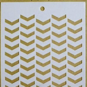 CrafTangles 6"x6" Stencil - Chevron