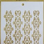 CrafTangles 6"x6" Stencil - Damask Basics