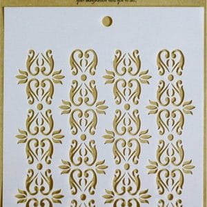 CrafTangles 6"x6" Stencil - Damask Basics