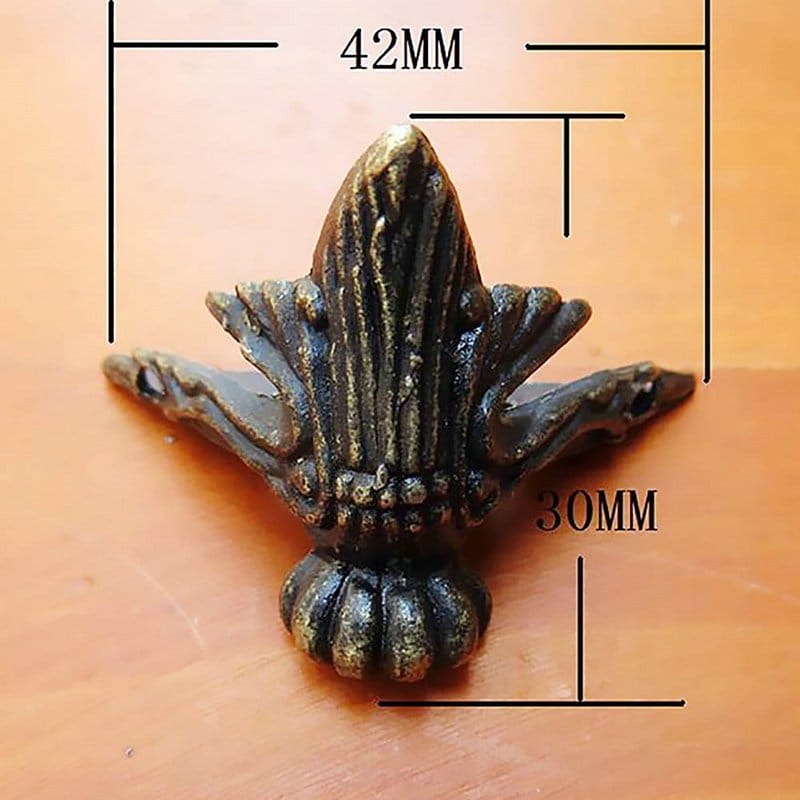 Metal Decorative Feets/ Foundations - Decorative (Set of 4 pcs) ctse ctse-12_box_corner_2