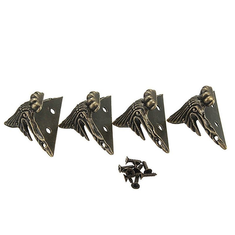Metal Decorative Feets/ Foundations - Decorative (Set of 4 pcs) ctse ctse-12_box_corner_4