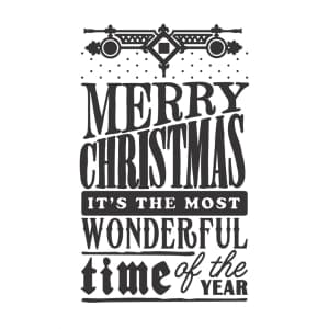 Embossing Folder - Christmas Wonder (5"X7")