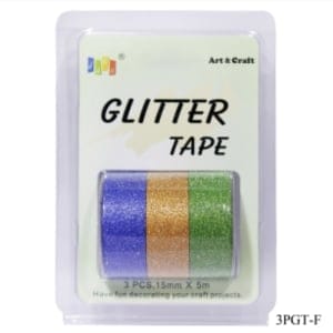 Glitter Tapes pack of 3 (3PGT-F)