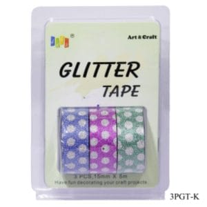 Glitter Tapes pack of 3 (3PGT-K)