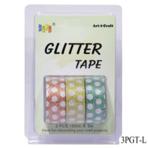 Glitter Tapes pack of 3 (3PGT-L)