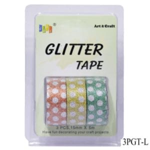 Glitter Tapes pack of 3 (3PGT-L)