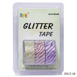 Glitter Tapes pack of 3 (3PGT-M)