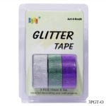 Glitter Tapes pack of 3 (3PGT-O)