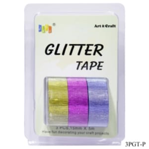 Glitter Tapes pack of 3 (3PGT-P)