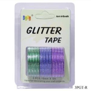 Glitter Tapes pack of 3 (3PGT-R)
