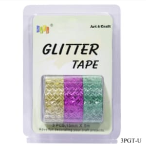 Glitter Tapes pack of 3 (3PGT-U)