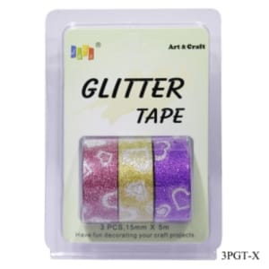 Glitter Tapes pack of 3 (3PGT-X)