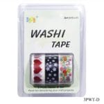 Washi Tapes pack of 3 (3PWT-D)