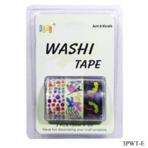 Washi Tapes pack of 3 (3PWT-E)