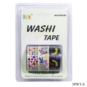 Washi Tapes pack of 3 (3PWT-E)