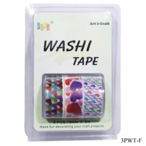 Washi Tapes pack of 3 (3PWT-F)
