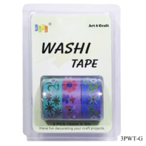 Washi Tapes pack of 3 (3PWT-G)