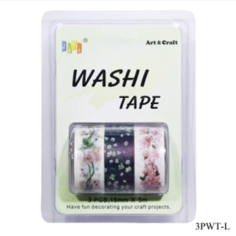Washi Tapes pack of 3 (3PWT-L) jags washi tapes 3pwt l Washi Tapes pack of 3 (3PWT-L)