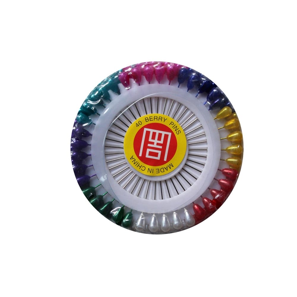 Multicolored pearl pins (Pack of 480 pins) mmb large pearl pins Multicolored pearl pins (Pack of 480 pins)