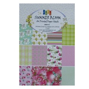 A4 Paper Pack - Summer Bloom (Set of 36 sheets)