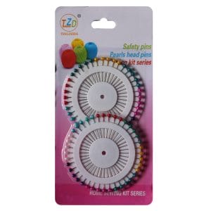 Small multicolored pearl pins (Pack of 80 pins)