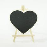 Small wooden board with Stand - Heart