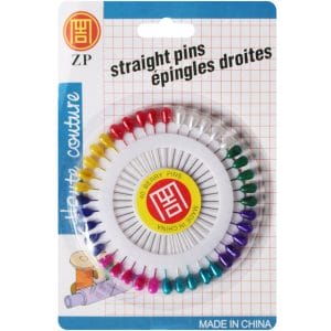 Large multicolored pearl pins (Pack of 40 pins)