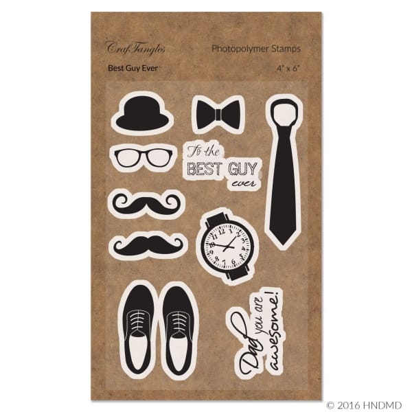 CrafTangles Photopolymer Stamps - Best Guy Ever