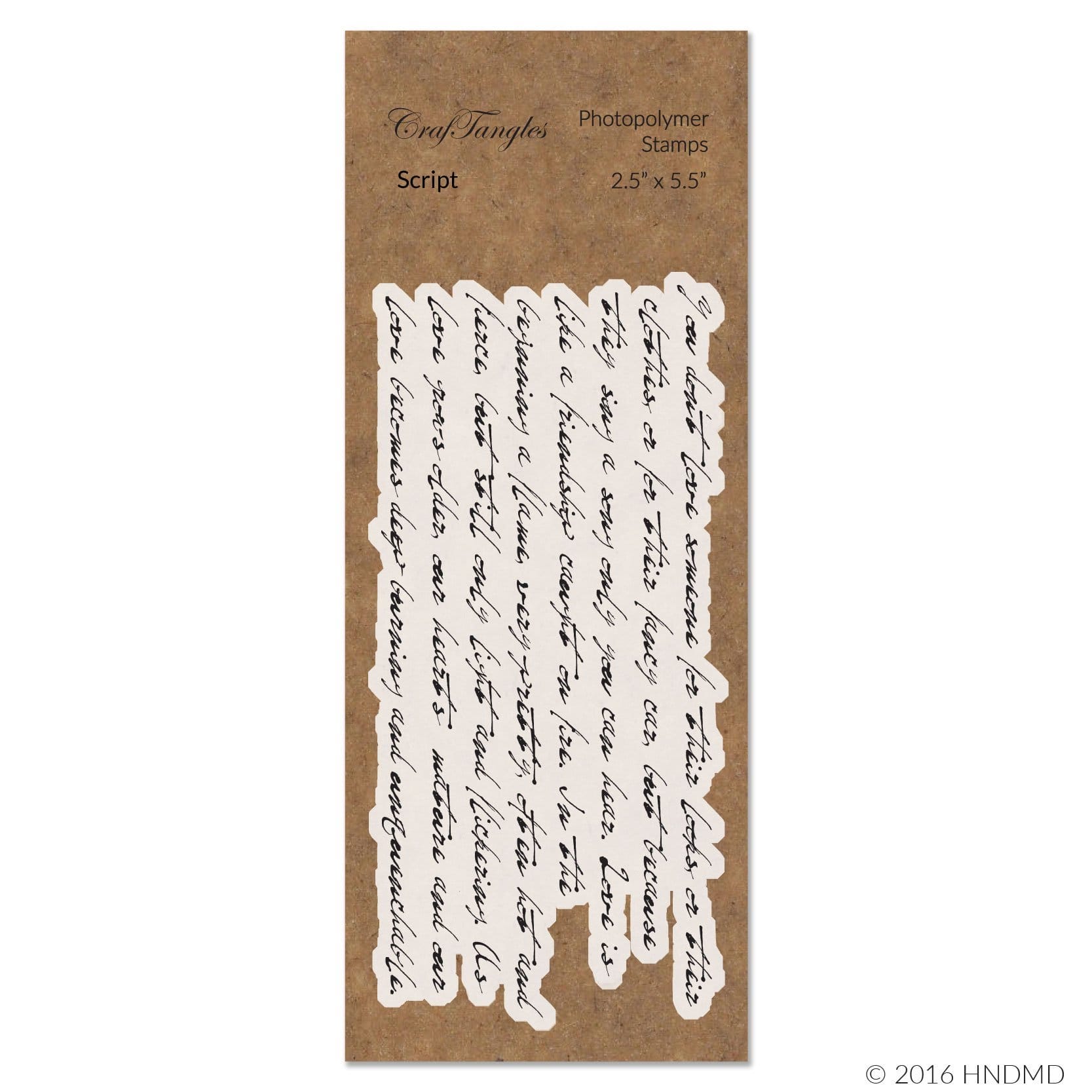 CrafTangles Photopolymer Stamps - Script 13 script CrafTangles Photopolymer Stamps - Script