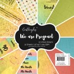 CrafTangles Scrapbook Paper Pack - We are Pregnant (12"x12")