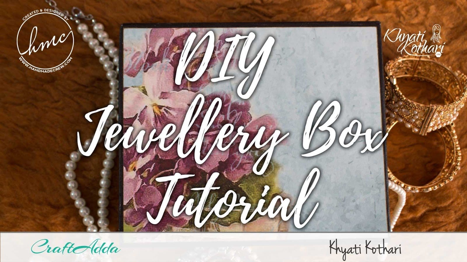 CrafTangles Decoupage Paper Pack - Floral Elegance (A4) - 4 sheets Decoupage_Box_CrafTangles_1