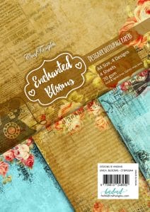 CrafTangles Decoupage Paper Pack - Enchanted Blooms (A4) - 4 sheets