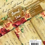 CrafTangles Decoupage Paper Pack  - Eternal Love (A4) - 4 sheets
