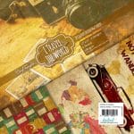 CrafTangles Decoupage Paper Pack  - I Travel the World (12 by 12 inch) - 4 sheets