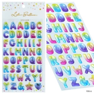 Puffy Stickers - Alphabets