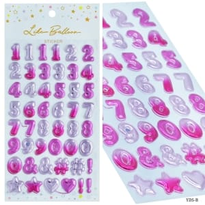 Puffy Stickers - Numbers