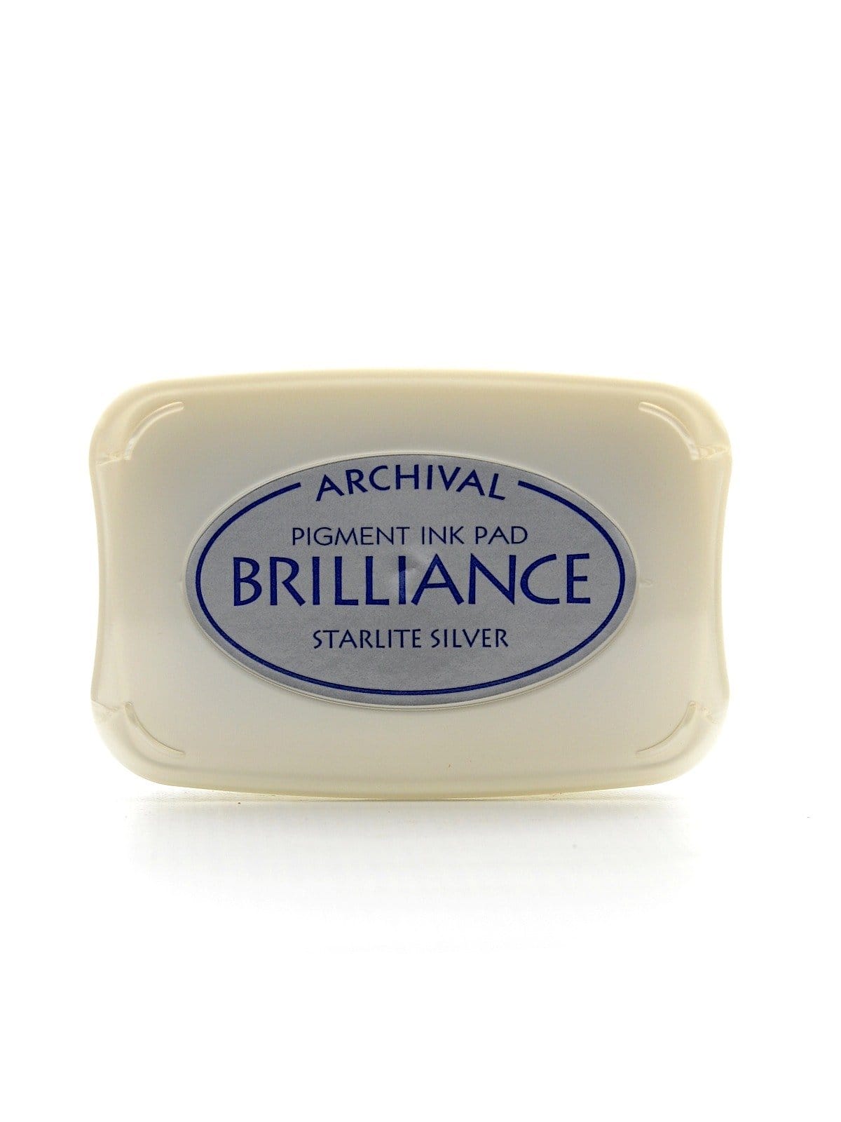 Brilliance Archival Pigment InkPad - Starlite Silver brilliance startlite silver ink pad Brilliance Archival Pigment InkPad - Starlite Silver