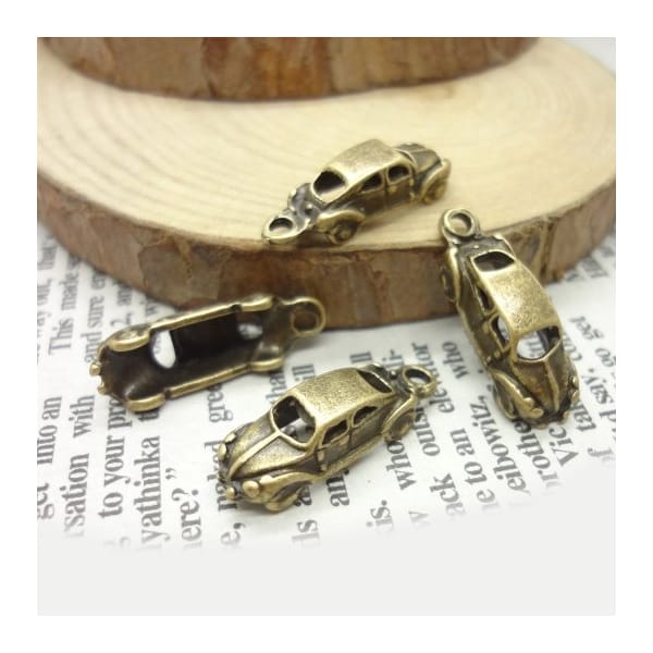 Toy Cars Metal Charms (Set of 10 pcs)