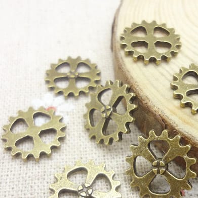Gears Metal Charms (Set of 10 pcs) camc 113 gears metal charms Gears Metal Charms (Set of 10 pcs)